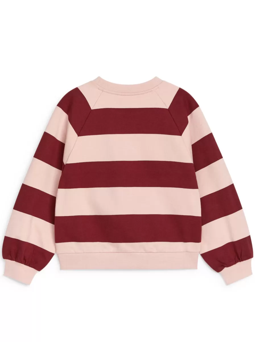 Clearance ARKET Relaxed Sweatshirt Burgundy/Pink