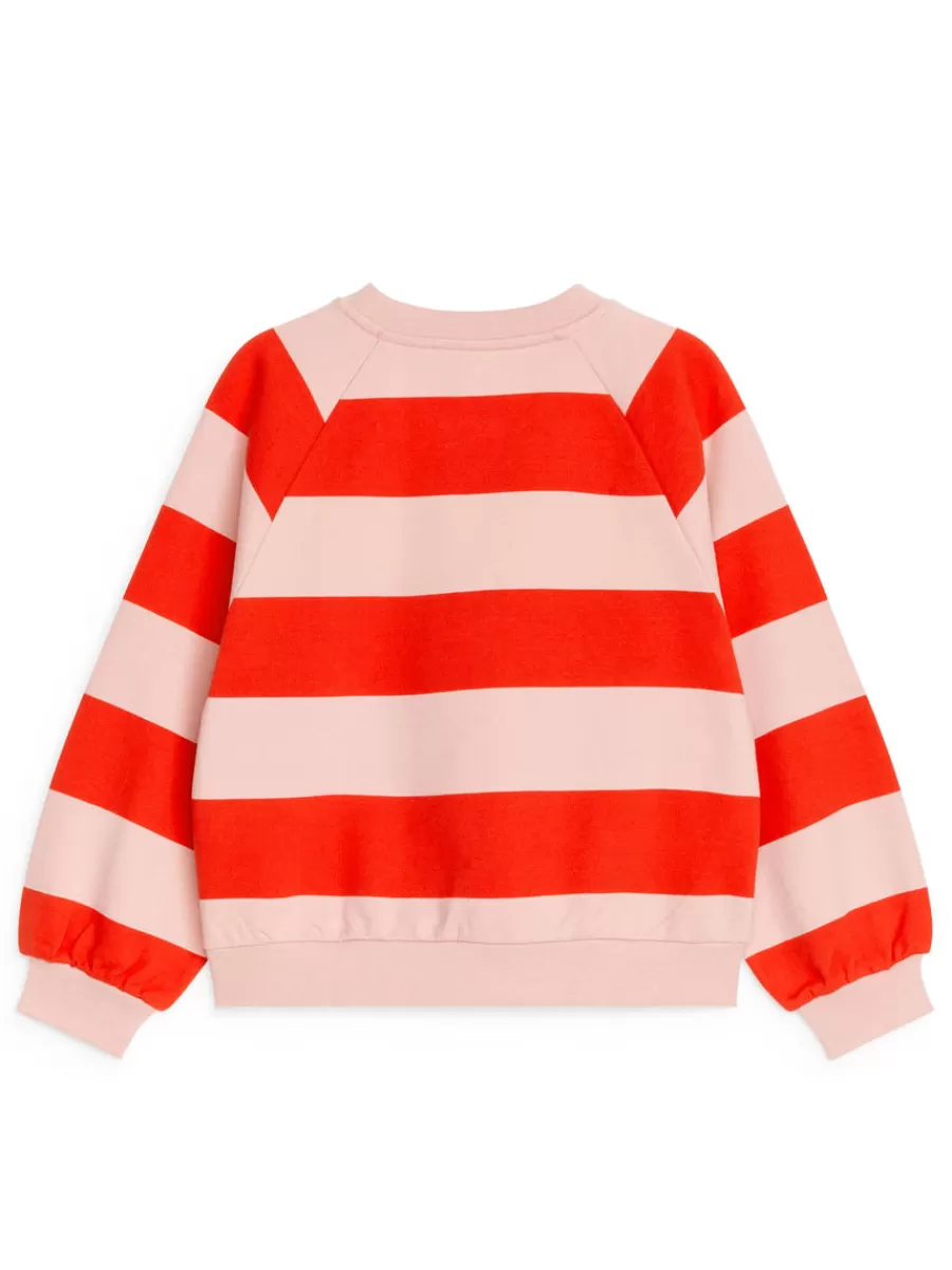 Clearance ARKET Relaxed Sweatshirt Red/Pink
