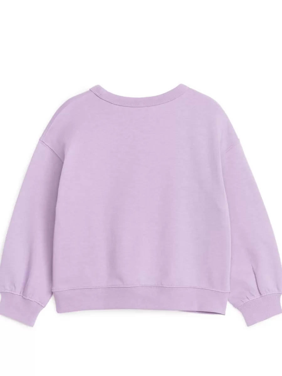 Sale ARKET Relaxed Sweatshirt Lilac
