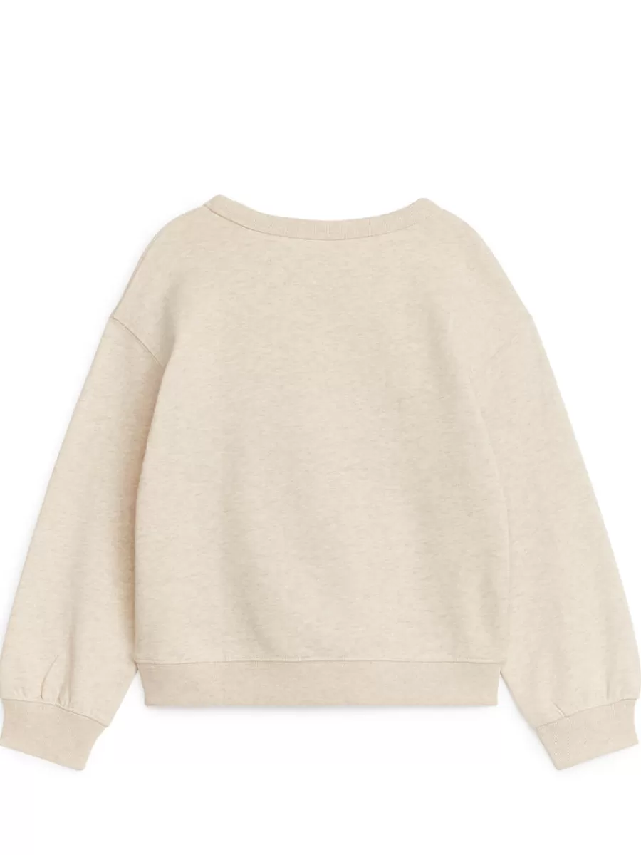 Sale ARKET Relaxed Sweatshirt Oat Melange