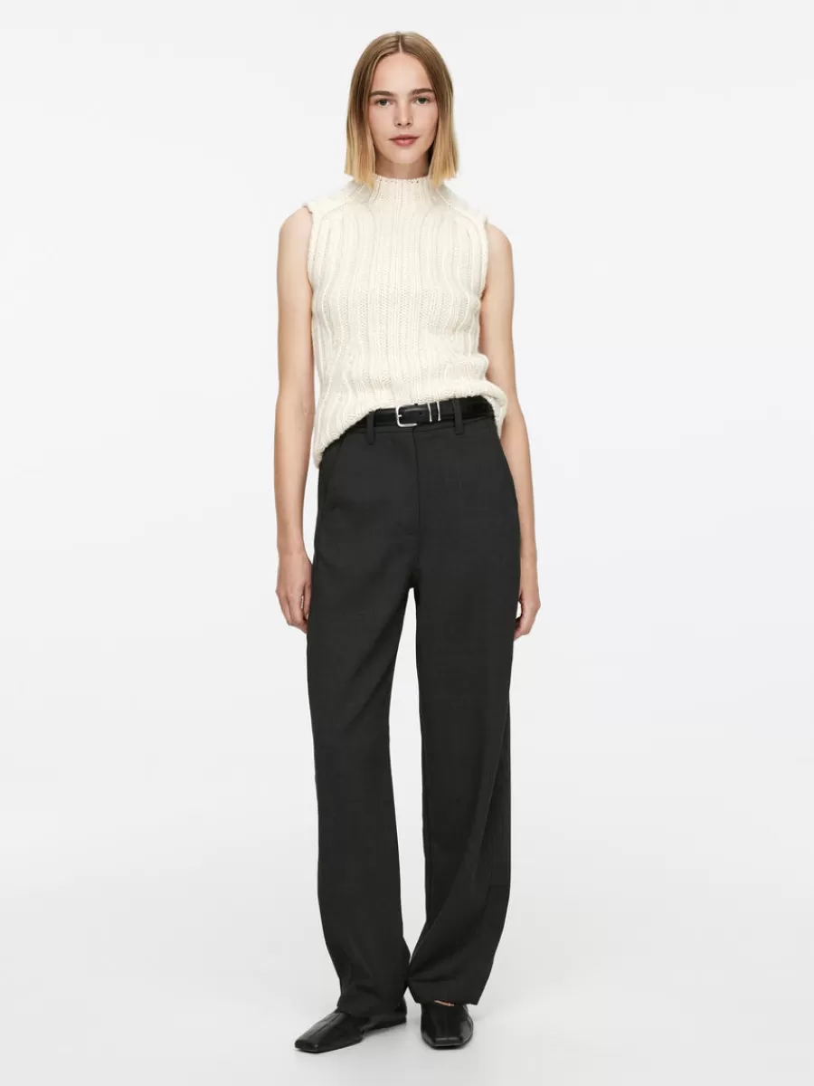 Hot ARKET Relaxed Tailored Trousers Dark Grey