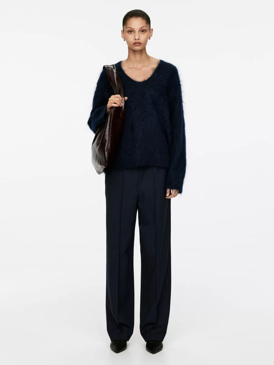 Flash Sale ARKET Relaxed Trousers Dark Blue