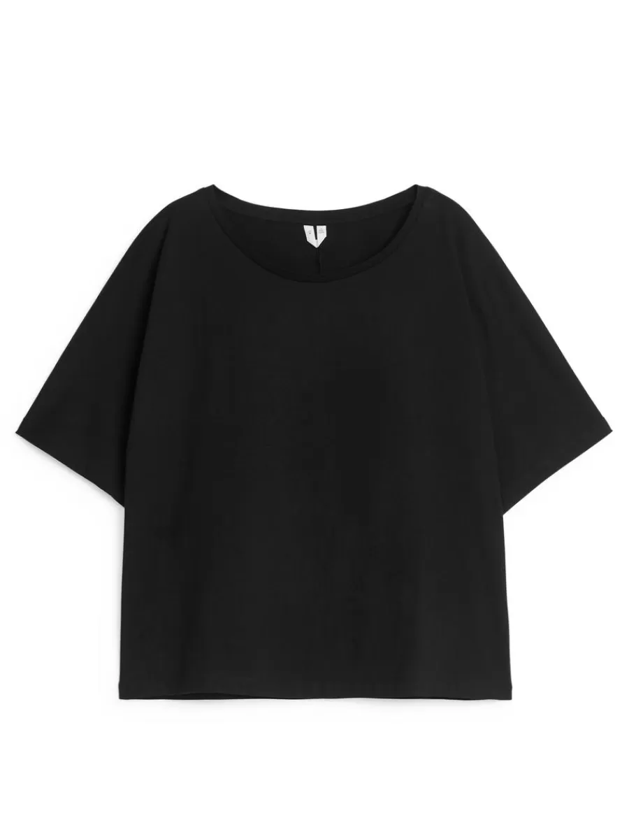 Sale ARKET Relaxed T-Shirt Black