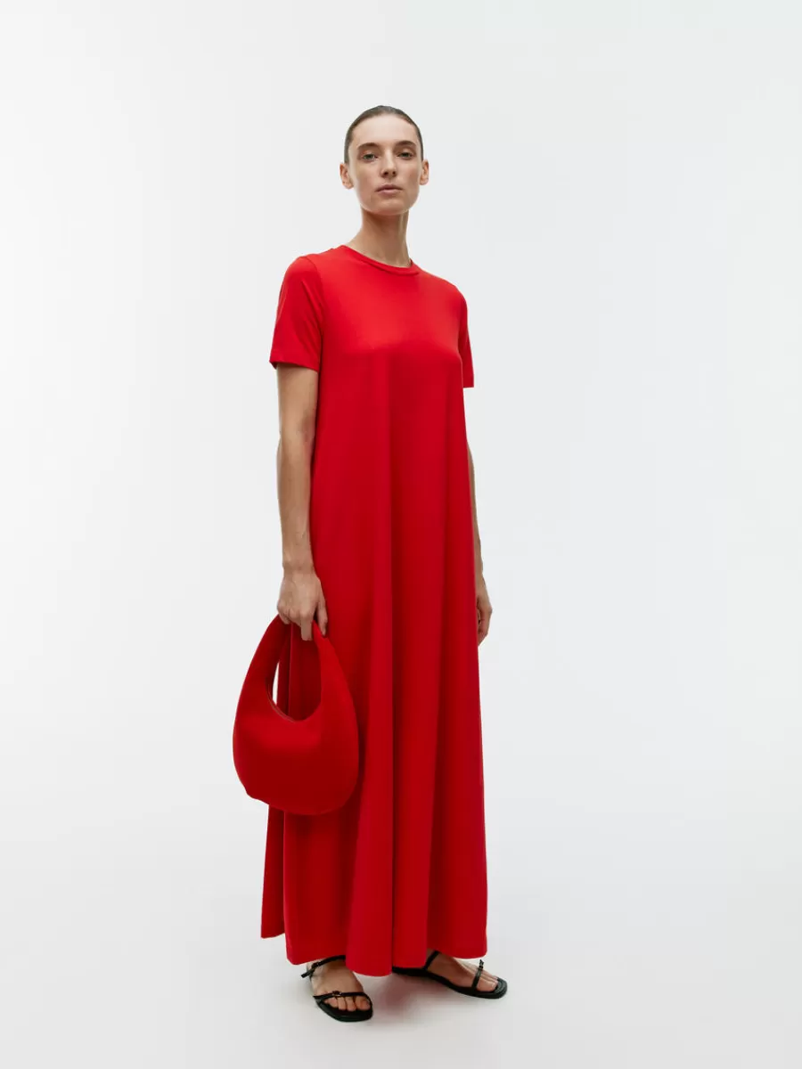Best Sale ARKET Relaxed T-Shirt Dress Red