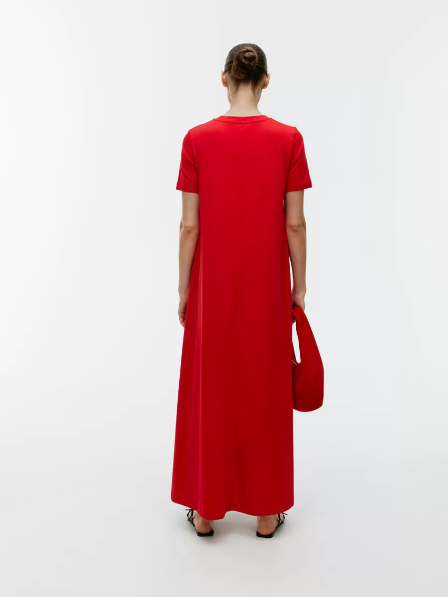 Best Sale ARKET Relaxed T-Shirt Dress Red