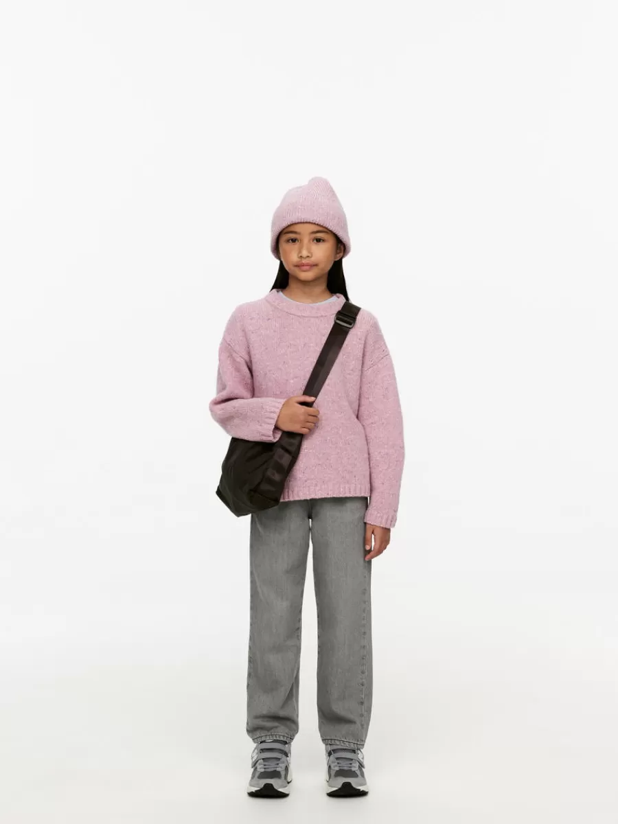 Hot ARKET Relaxed Wool Jumper Pink/Neps