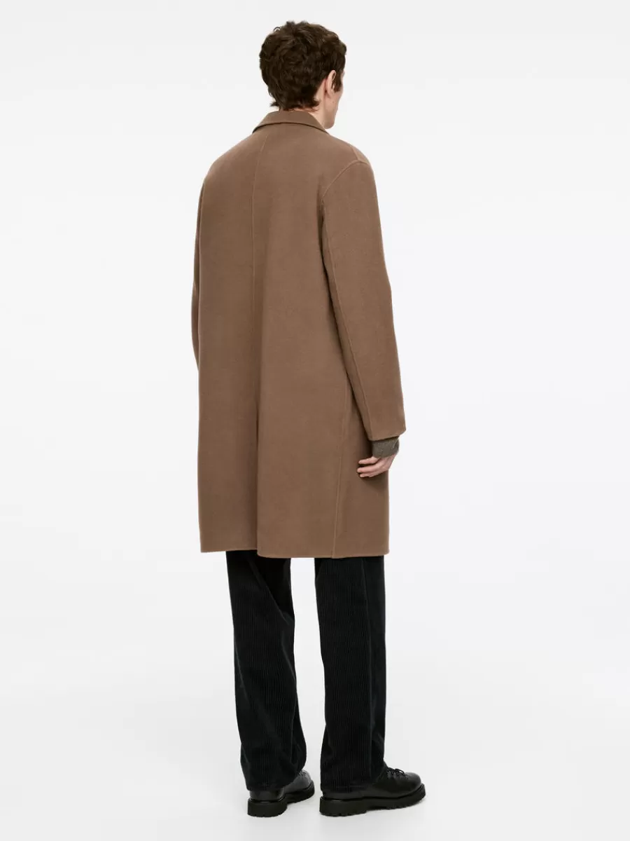 Best ARKET Relaxed Wool Topcoat Camel