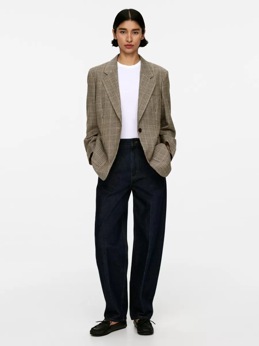 Outlet ARKET Relaxed Wool-Blend Blazer Beige