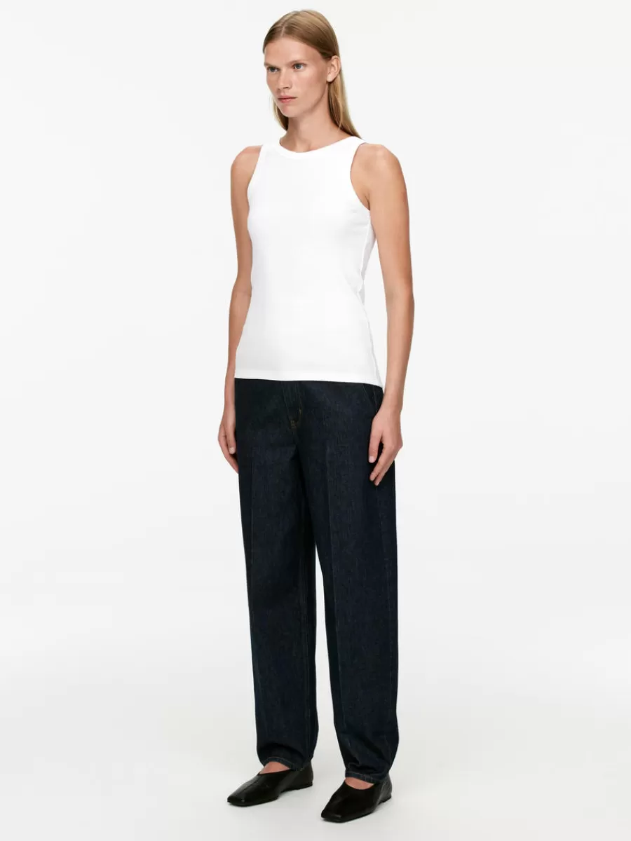 Flash Sale ARKET Rib Tank Top White