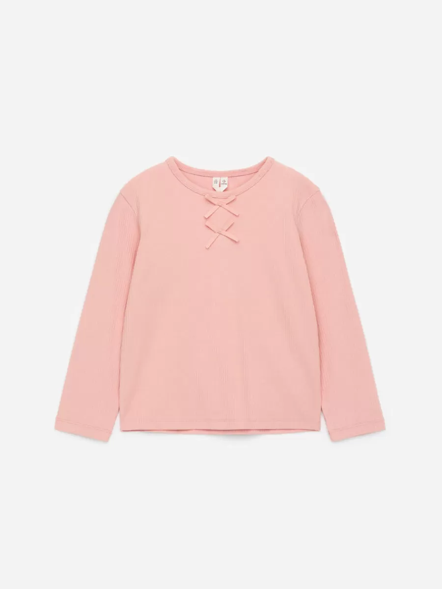 Outlet ARKET Ribbon-Bow Top Pink