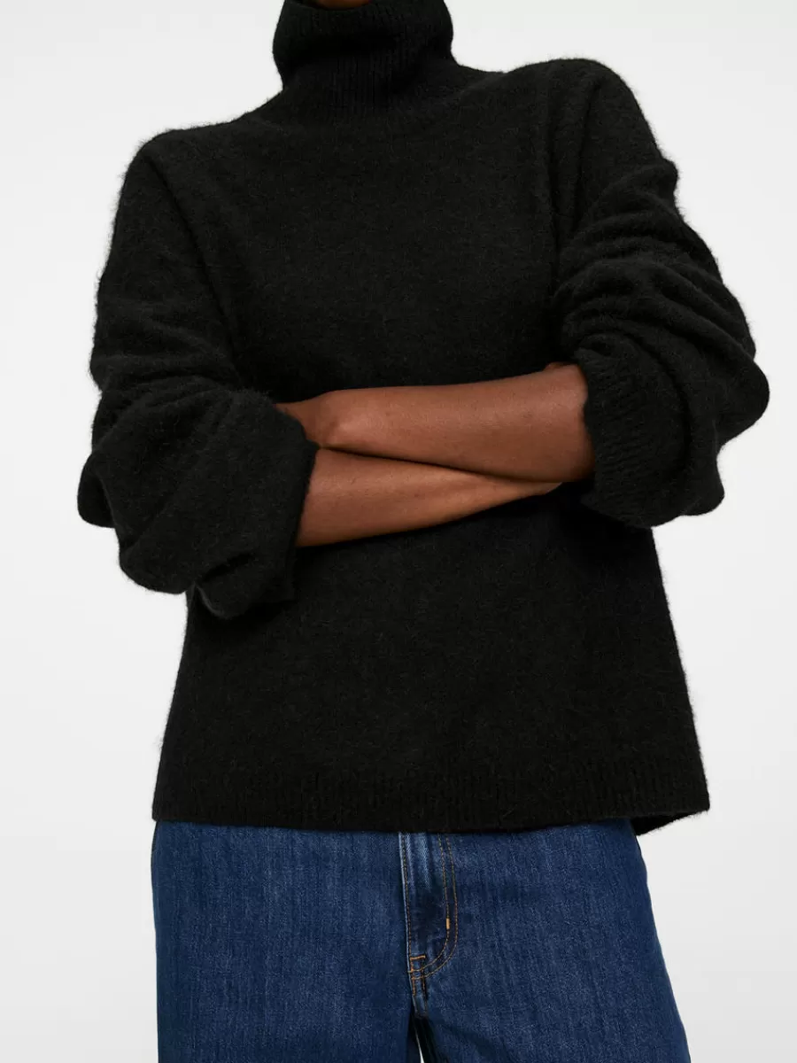 Fashion ARKET Roll-Neck Jumper Black