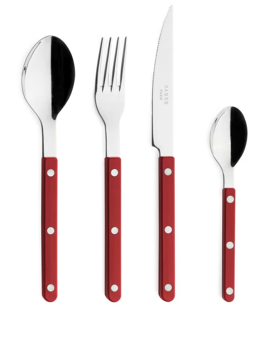 Clearance ARKET Sabre Paris Bistro Cutlery Red