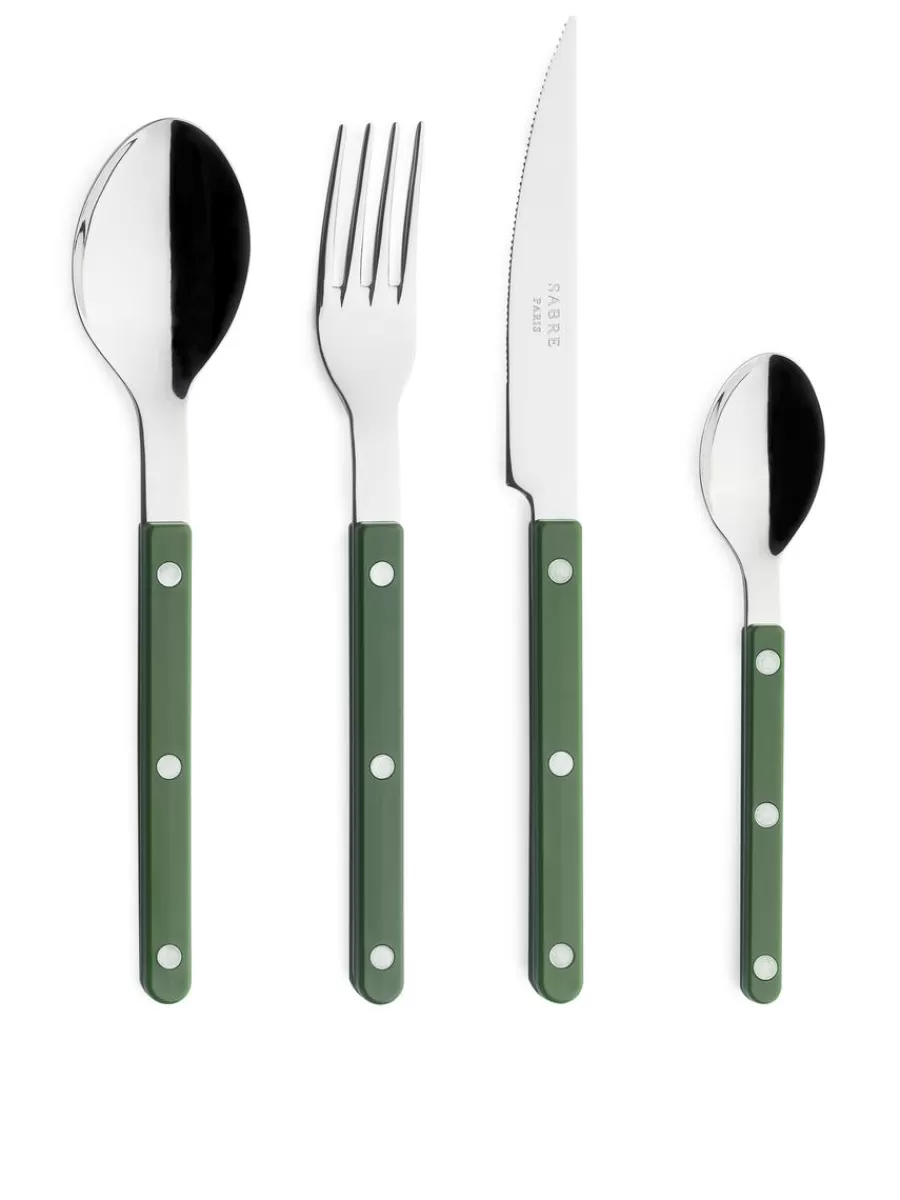 Cheap ARKET Sabre Paris Bistro Cutlery Green/Silver