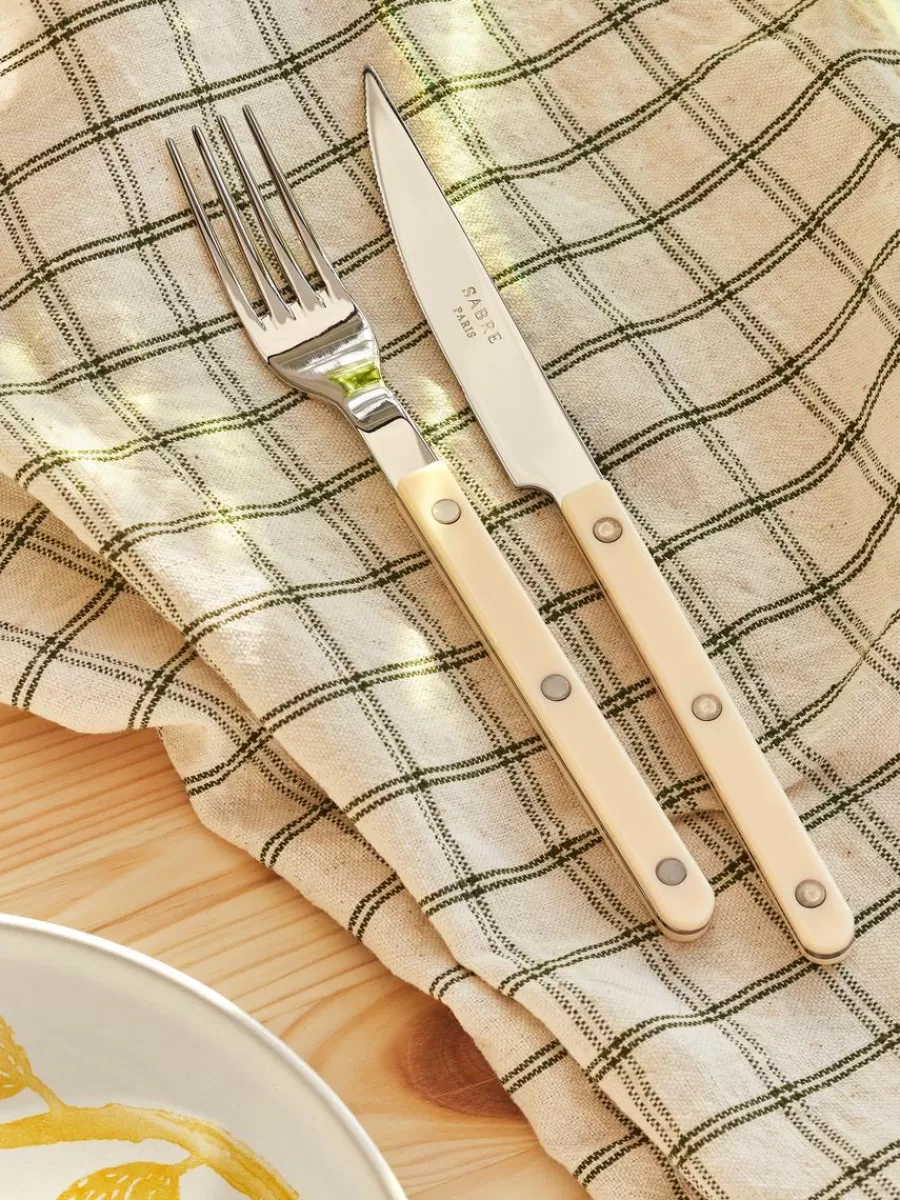 Best Sale ARKET Sabre Paris Bistro Cutlery Off White