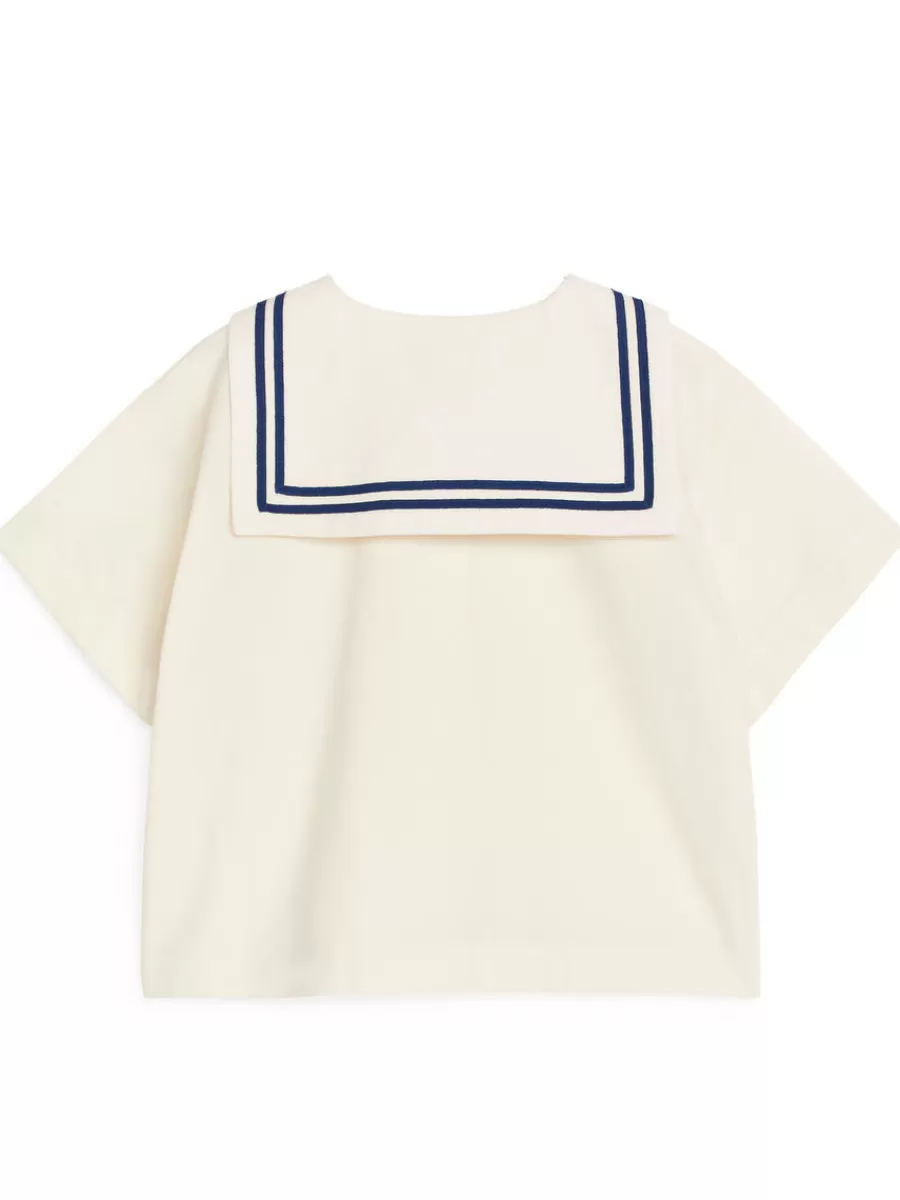 Shop ARKET Sailor Blouse White