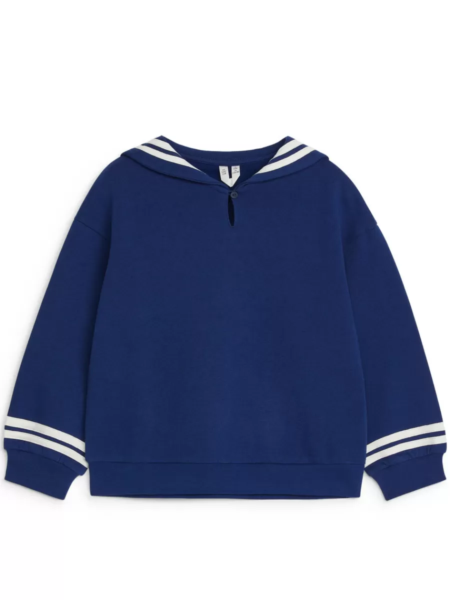 Hot ARKET Sailor Sweatshirt Dark Blue