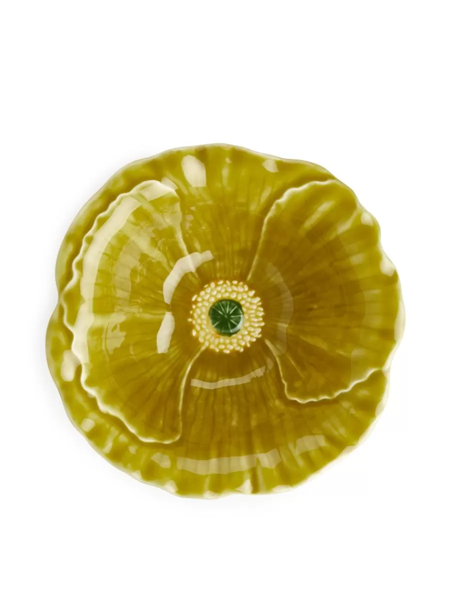 Sale ARKET San Raphael Wild Flower Bowl 17 Cm Greenish Yellow