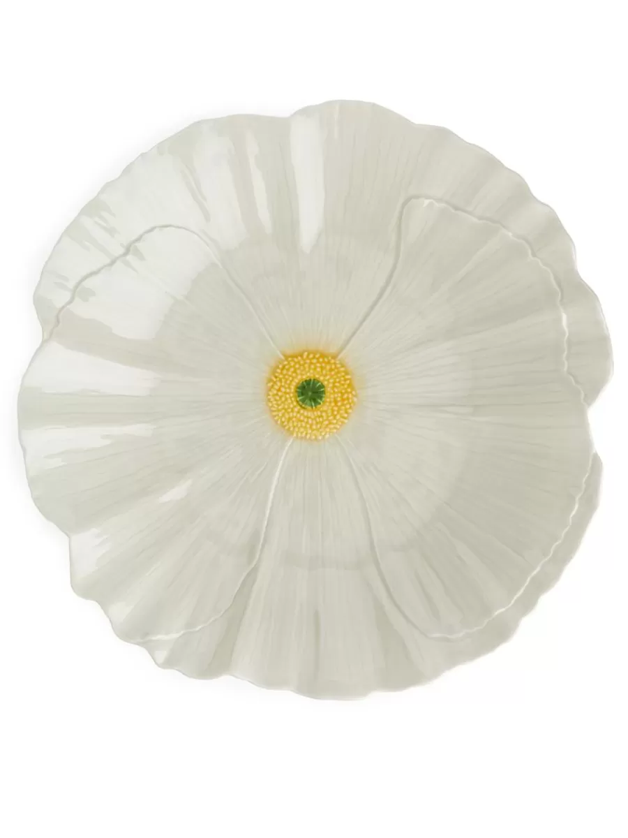 Fashion ARKET San Raphael Wild Flower Centrepiece Plate, 40 Cm Off White