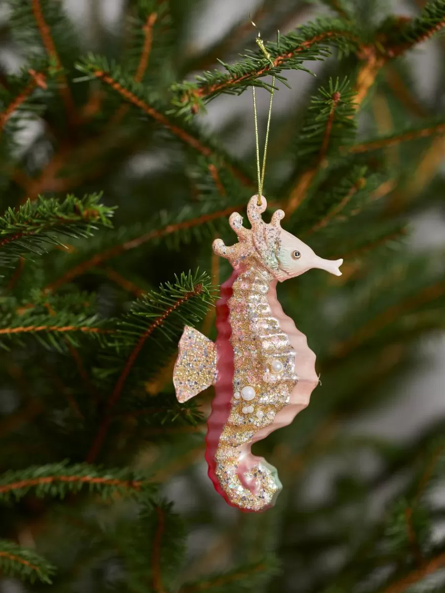Shop ARKET Sass & Belle Glittery Seahorse Pink