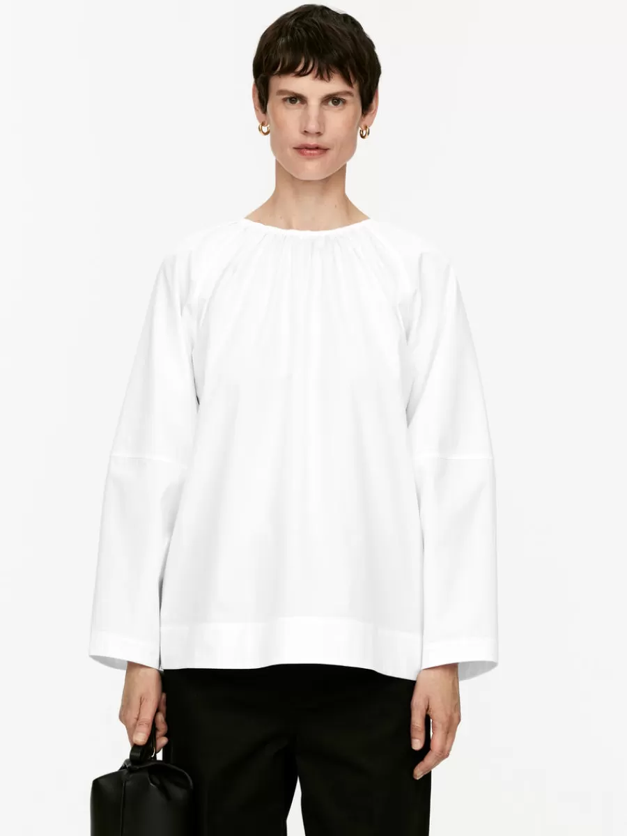 Best ARKET Scoop-Back Blouse White