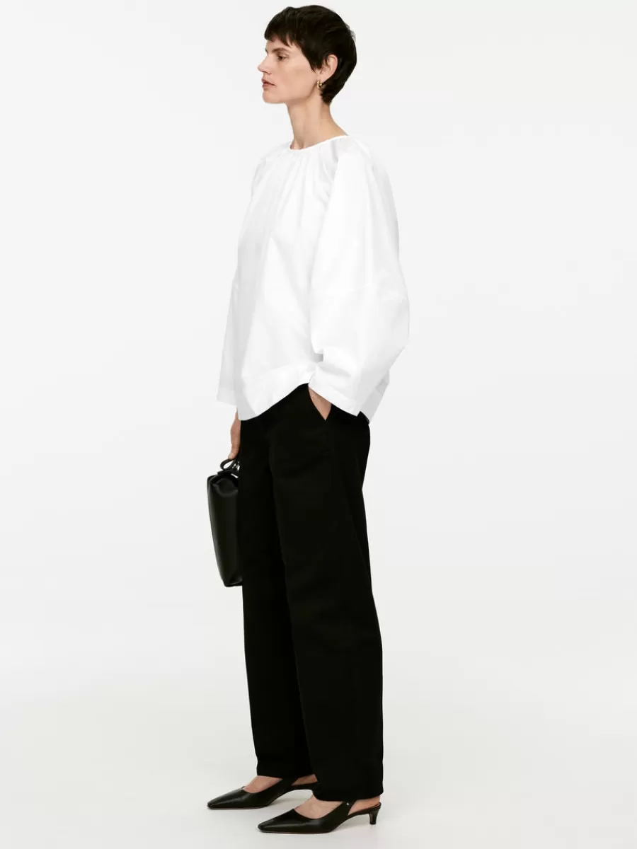 Best ARKET Scoop-Back Blouse White