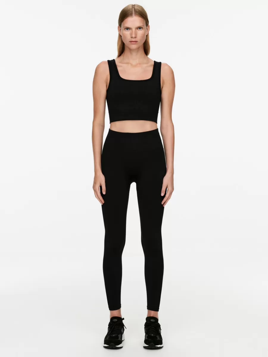 Shop ARKET Seamless High Waist Tights Black