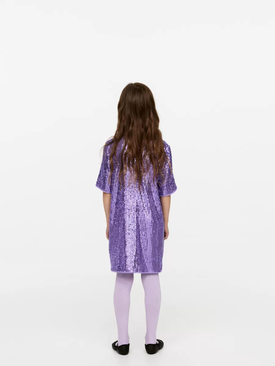 Flash Sale ARKET Sequin Dress Lilac