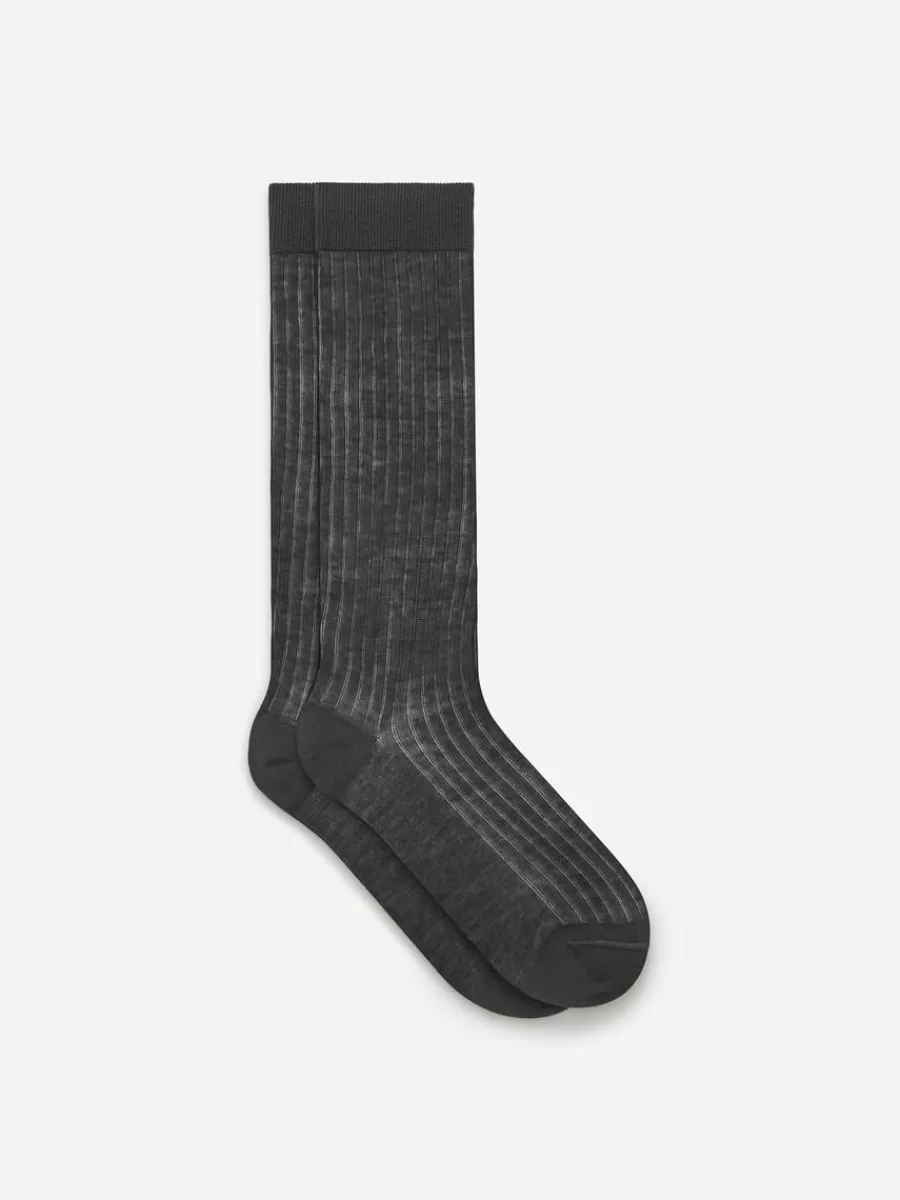 New ARKET Sheer Socks Grey