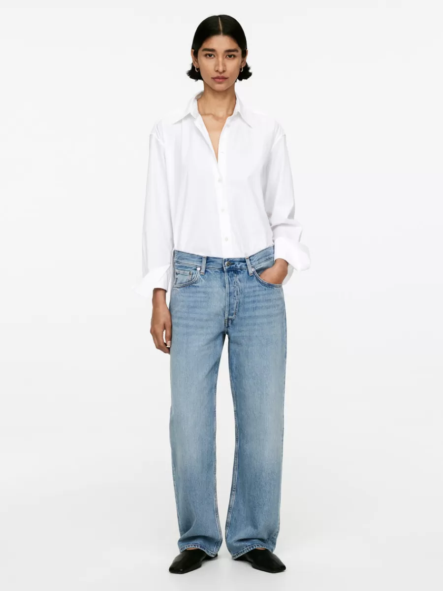 Flash Sale ARKET SHORE Low Relaxed Jeans Blue
