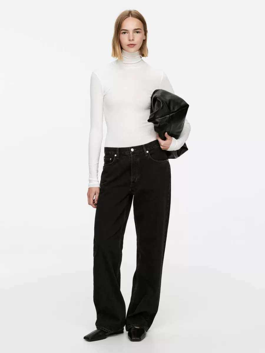 Discount ARKET SHORE Low Relaxed Jeans Black