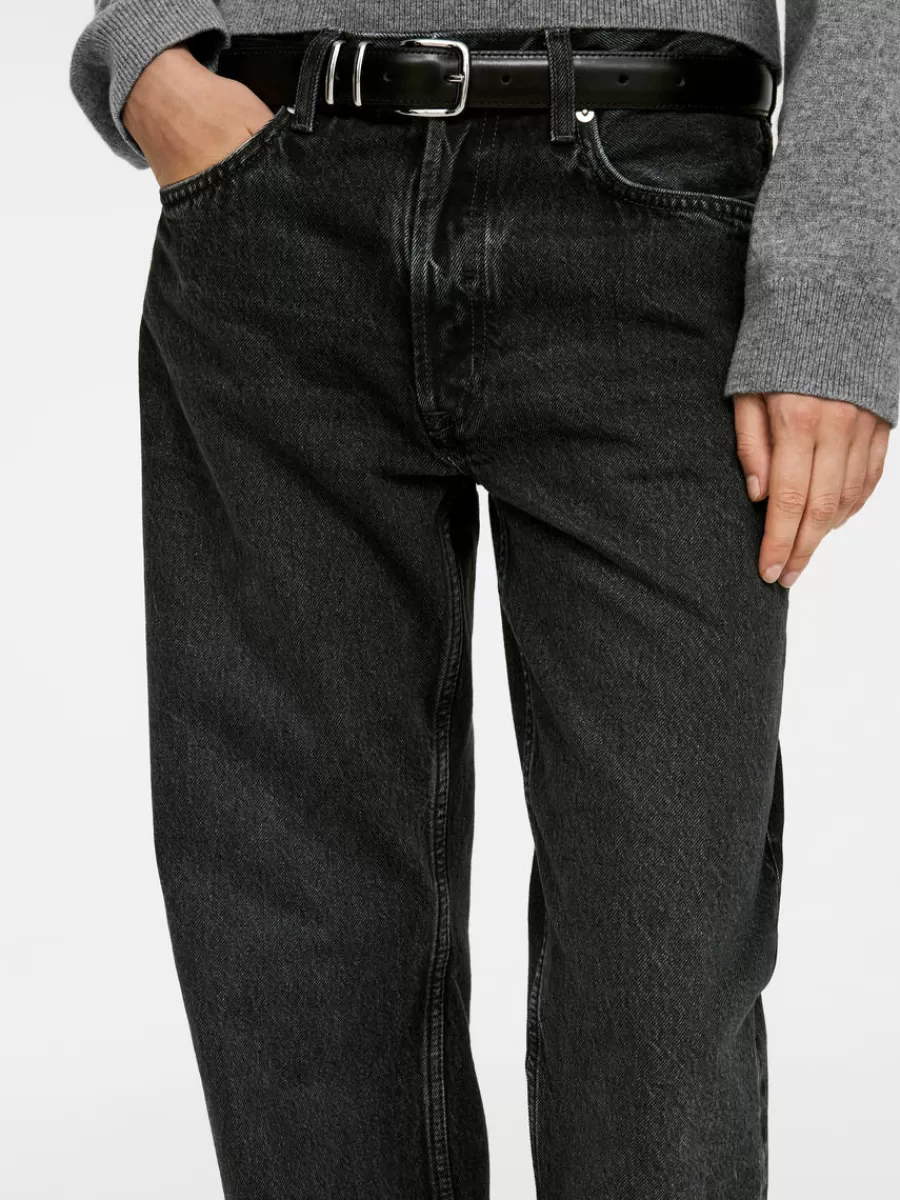 Cheap ARKET SHORE Low Relaxed Jeans Dark Grey