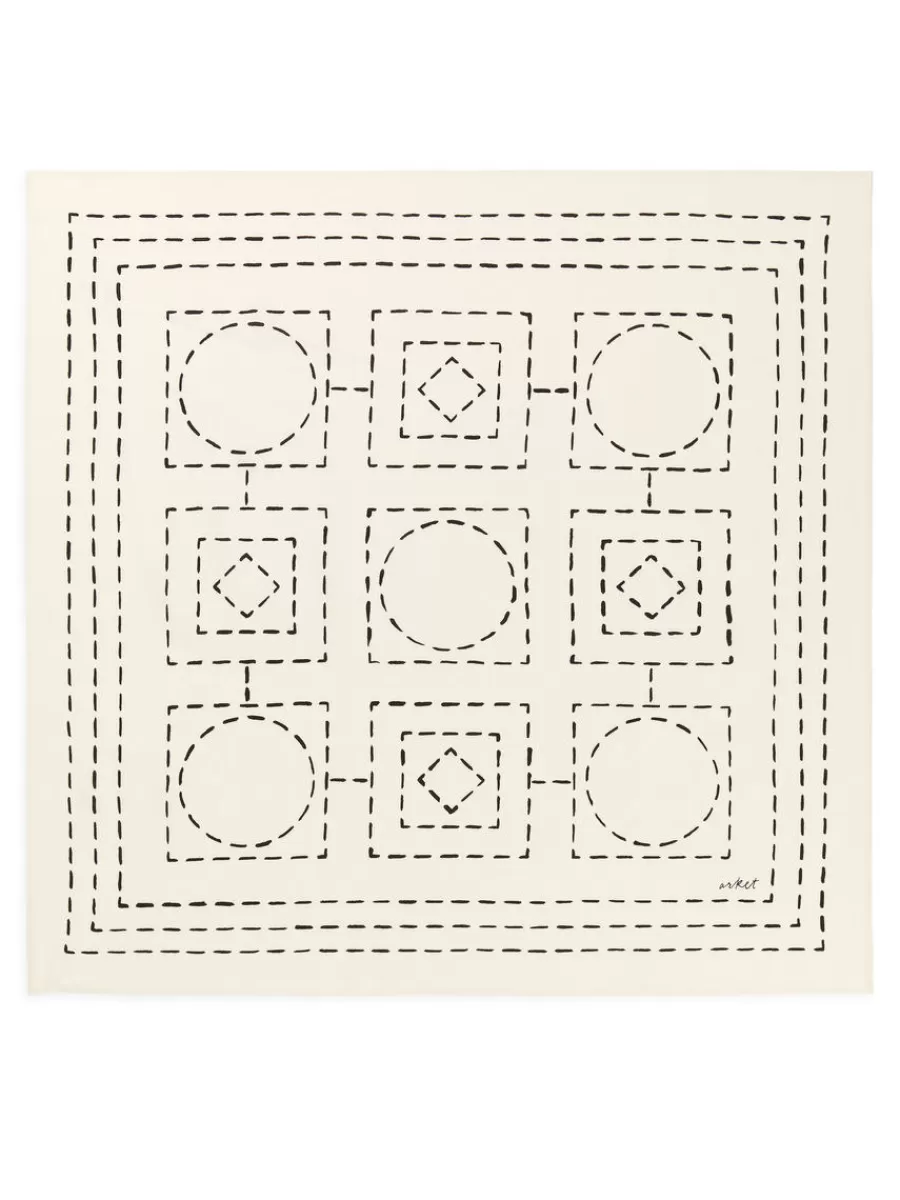 Flash Sale ARKET Silk Scarf White