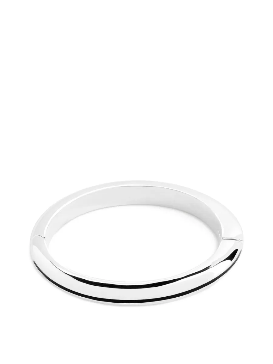 New ARKET Silver-Plated Bangle Silver/Plum