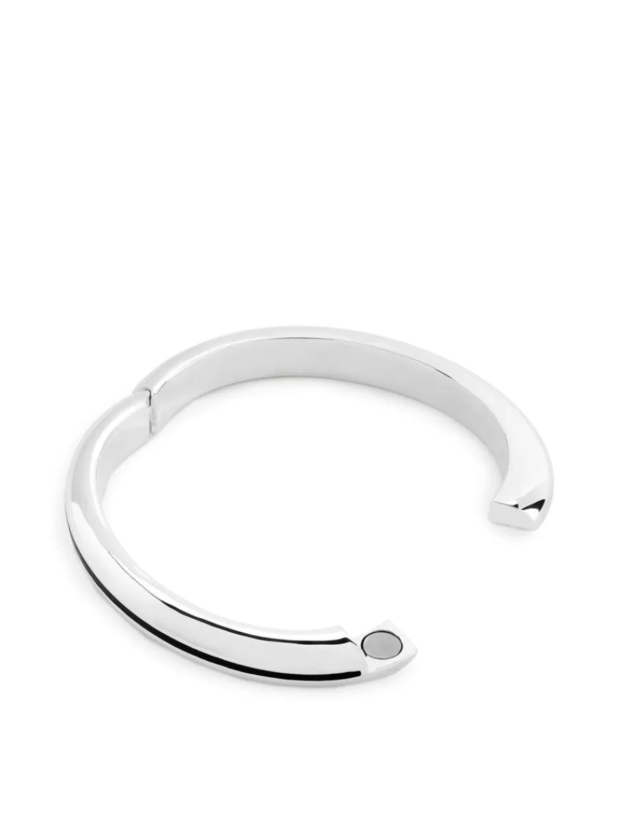New ARKET Silver-Plated Bangle Silver/Plum