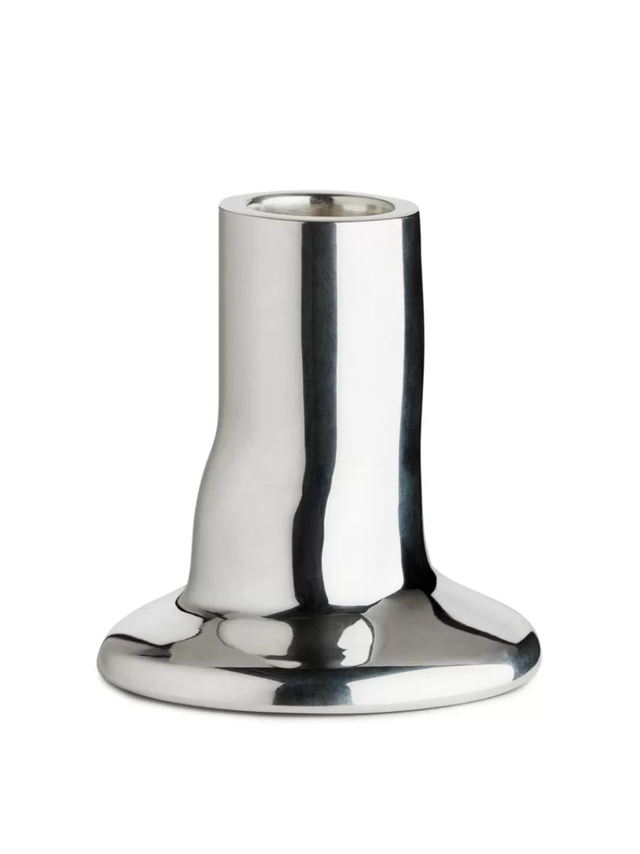 Hot ARKET -Plated Candle Holder Silver