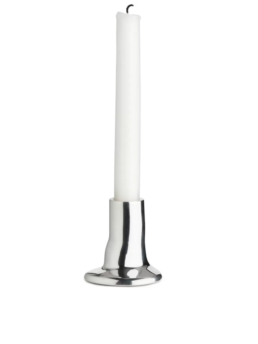 Hot ARKET -Plated Candle Holder Silver