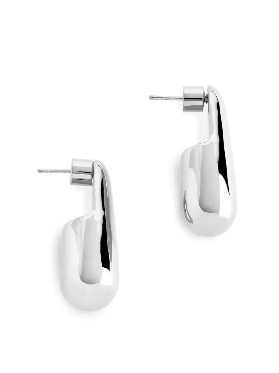 Outlet ARKET -Plated Drop Earrings Silver