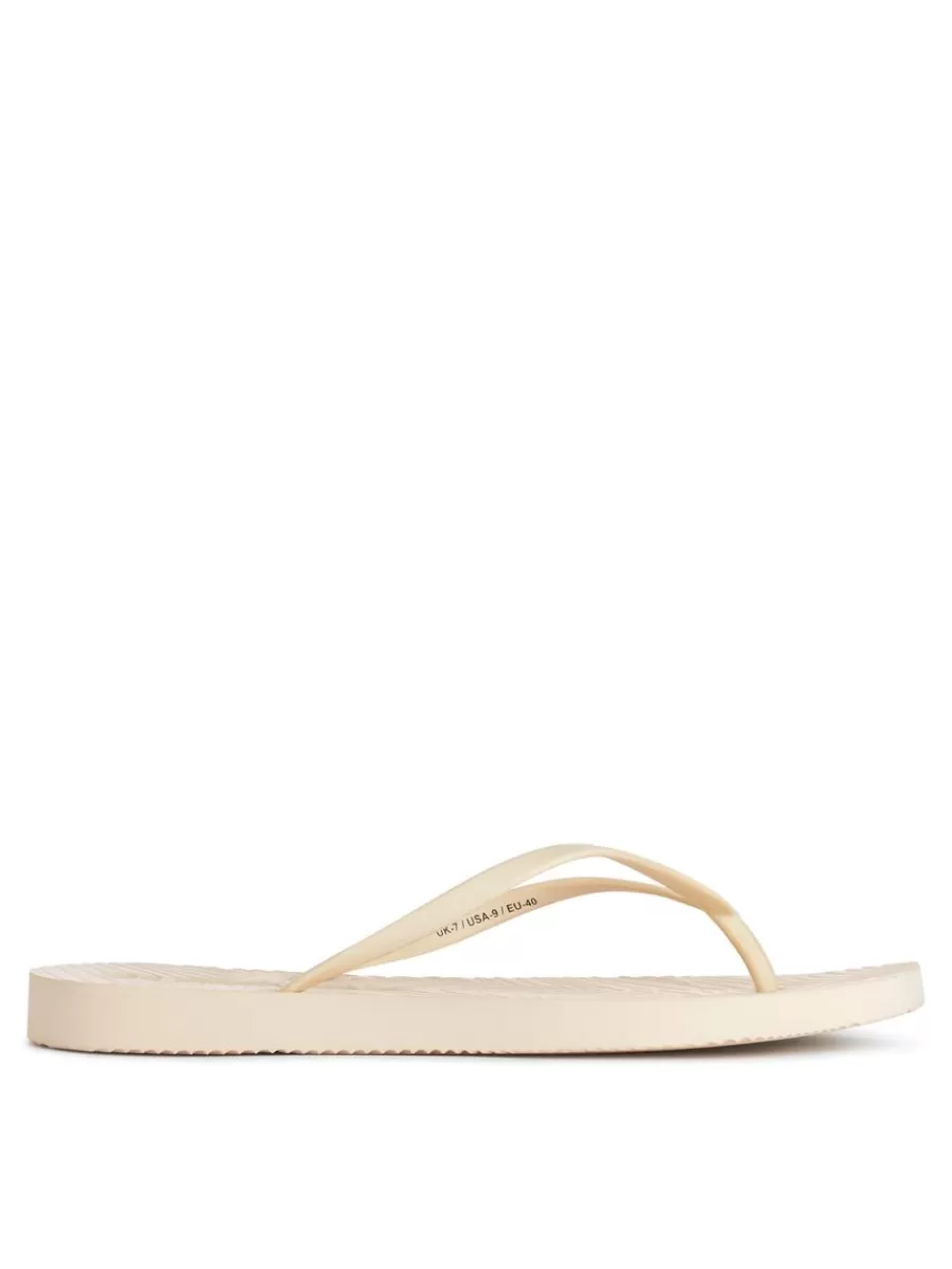 Outlet ARKET Sleepers Tapered Flip Flops Eggnog