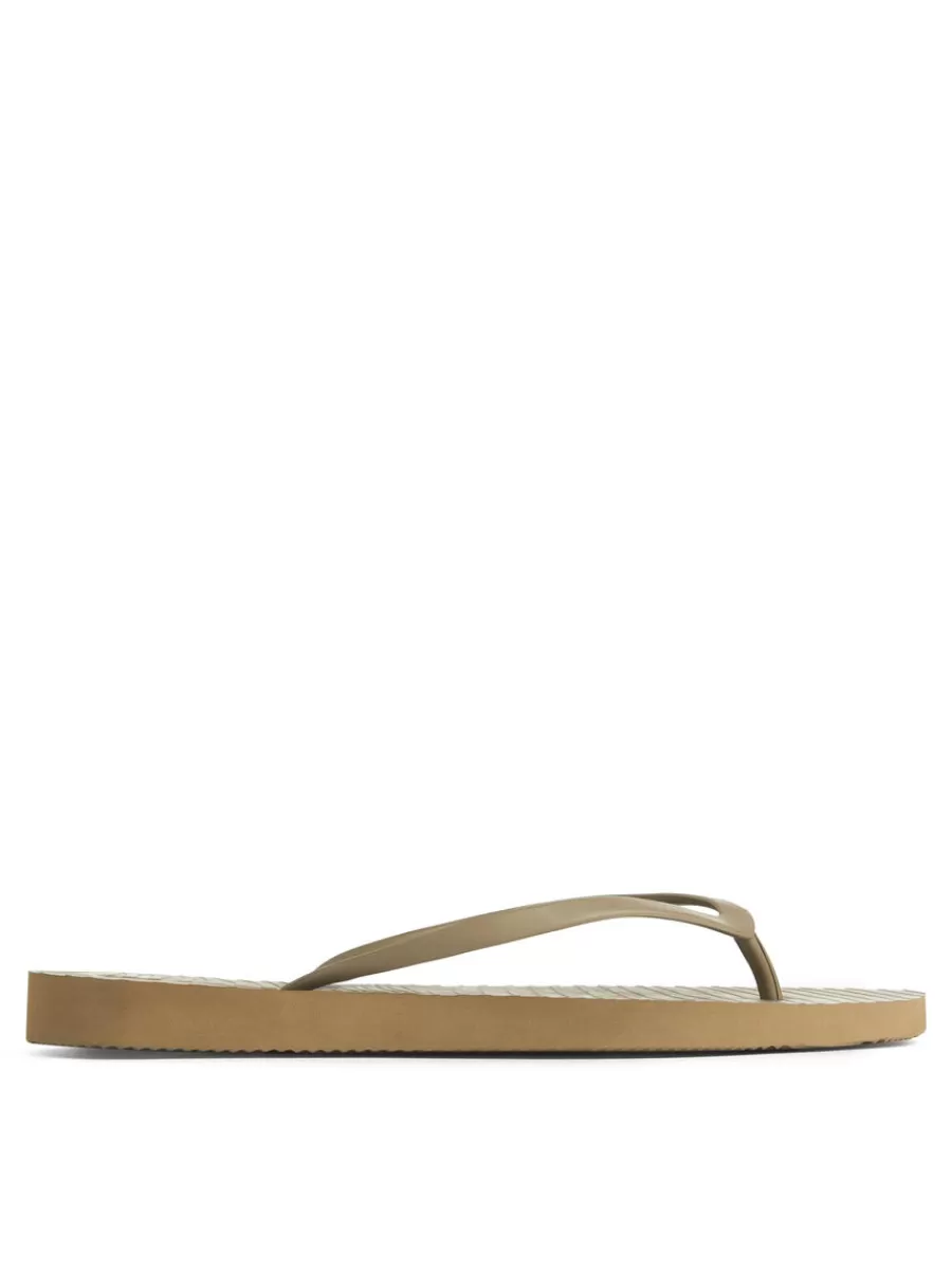 Hot ARKET Sleepers Tapered Flip Flops Brown