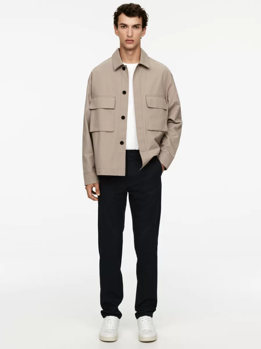New ARKET Slim Stretch Chinos Dark Blue