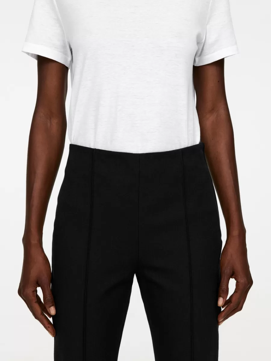 Store ARKET Slim Stretch Trousers Black