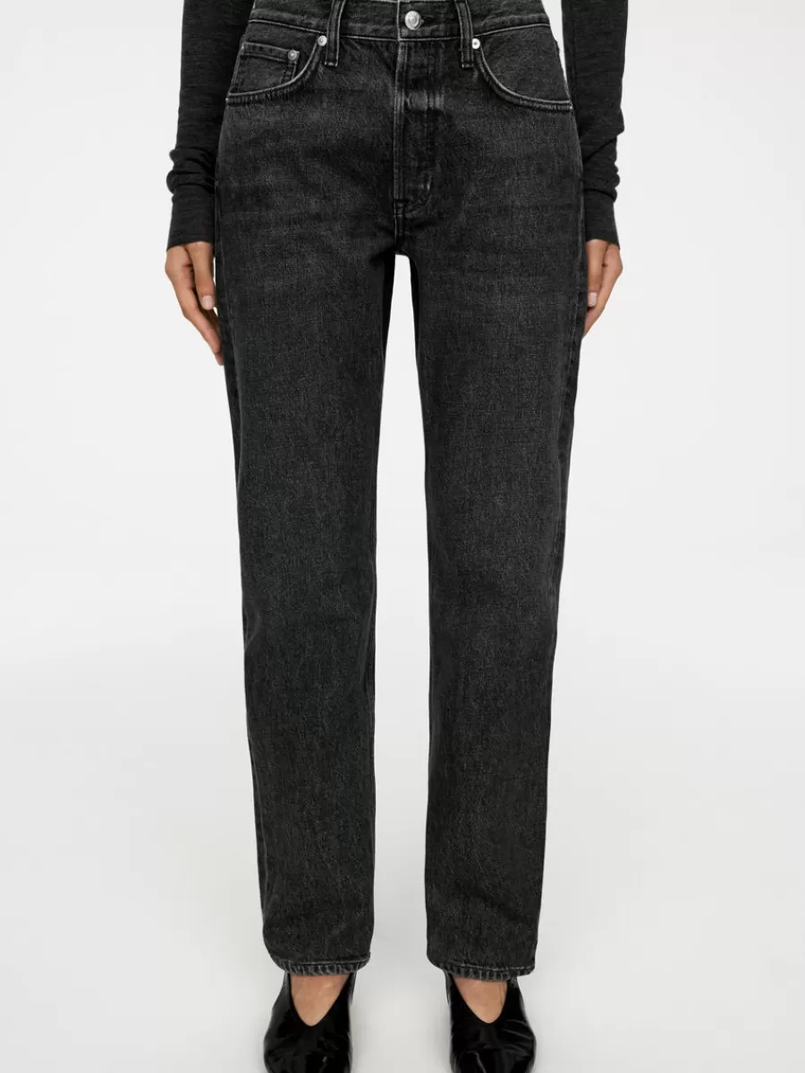 Cheap ARKET SNOW Slim Straight Jeans Medium Grey