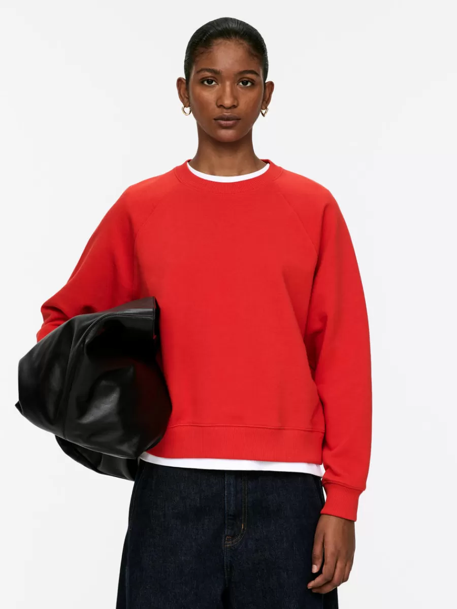 Discount ARKET Soft French Terry Sweatshirt Red