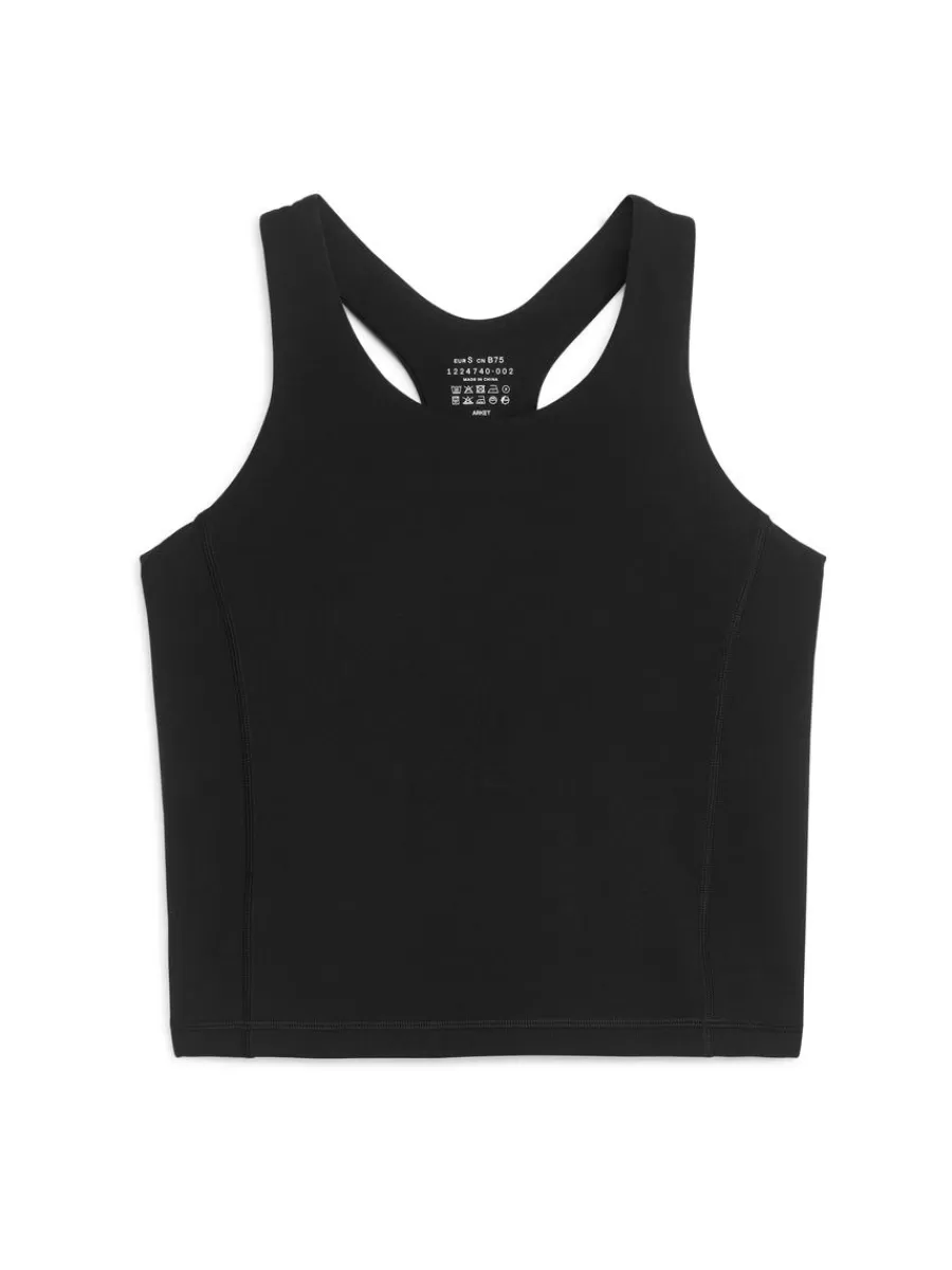 Hot ARKET Soft Stretch Top Black