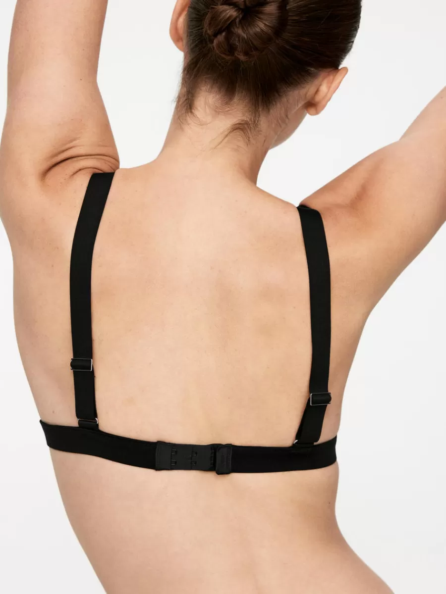 Clearance ARKET Soft Triangle Bra Black