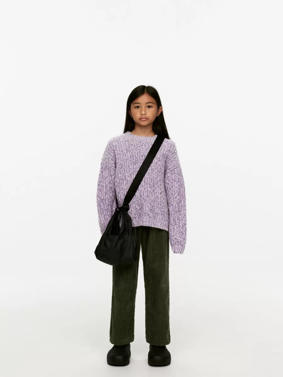 Store ARKET Space-Dyed Wool Jumper Lilac