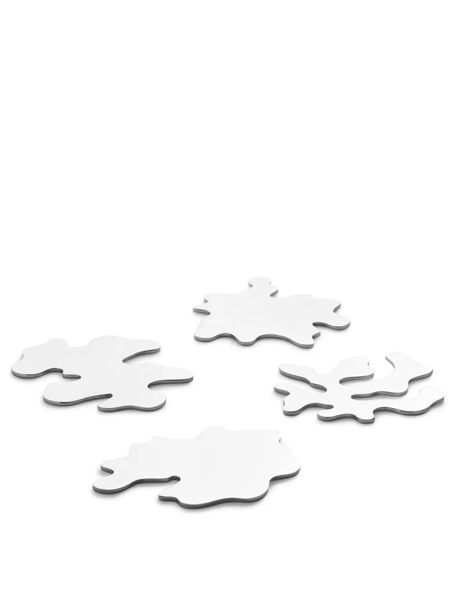 Store ARKET Stainless Steel Coasters Set Of 4 Silver