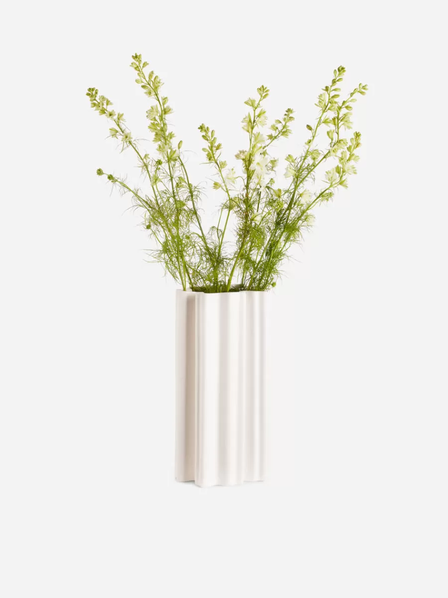 Hot ARKET Stoneware Vase 31 Cm White