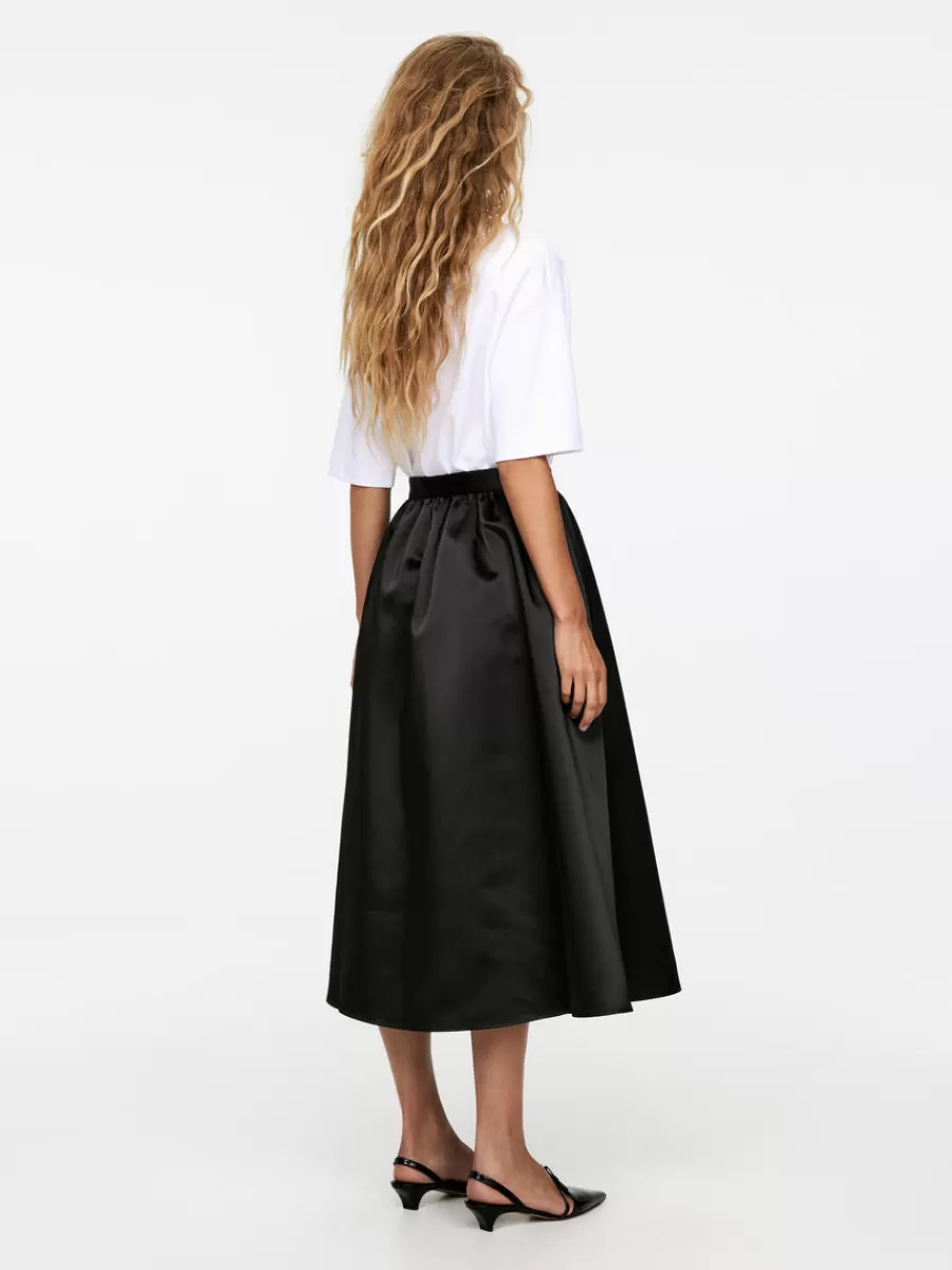 Flash Sale ARKET Taffeta Skirt Black
