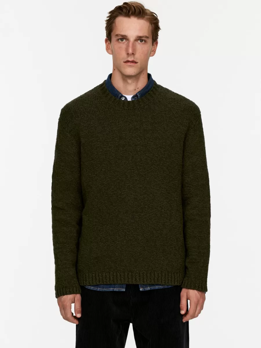 Fashion ARKET Tape Yarn Jumper Dark Green